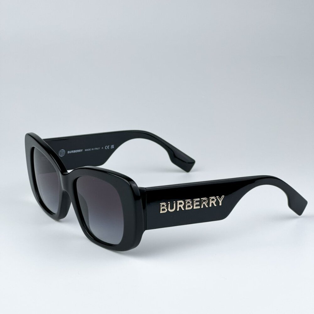 Burberry BE4410 4038F2 BRAND NEW Sunglasses Black Dark Grey Women - Picture 7 of 10